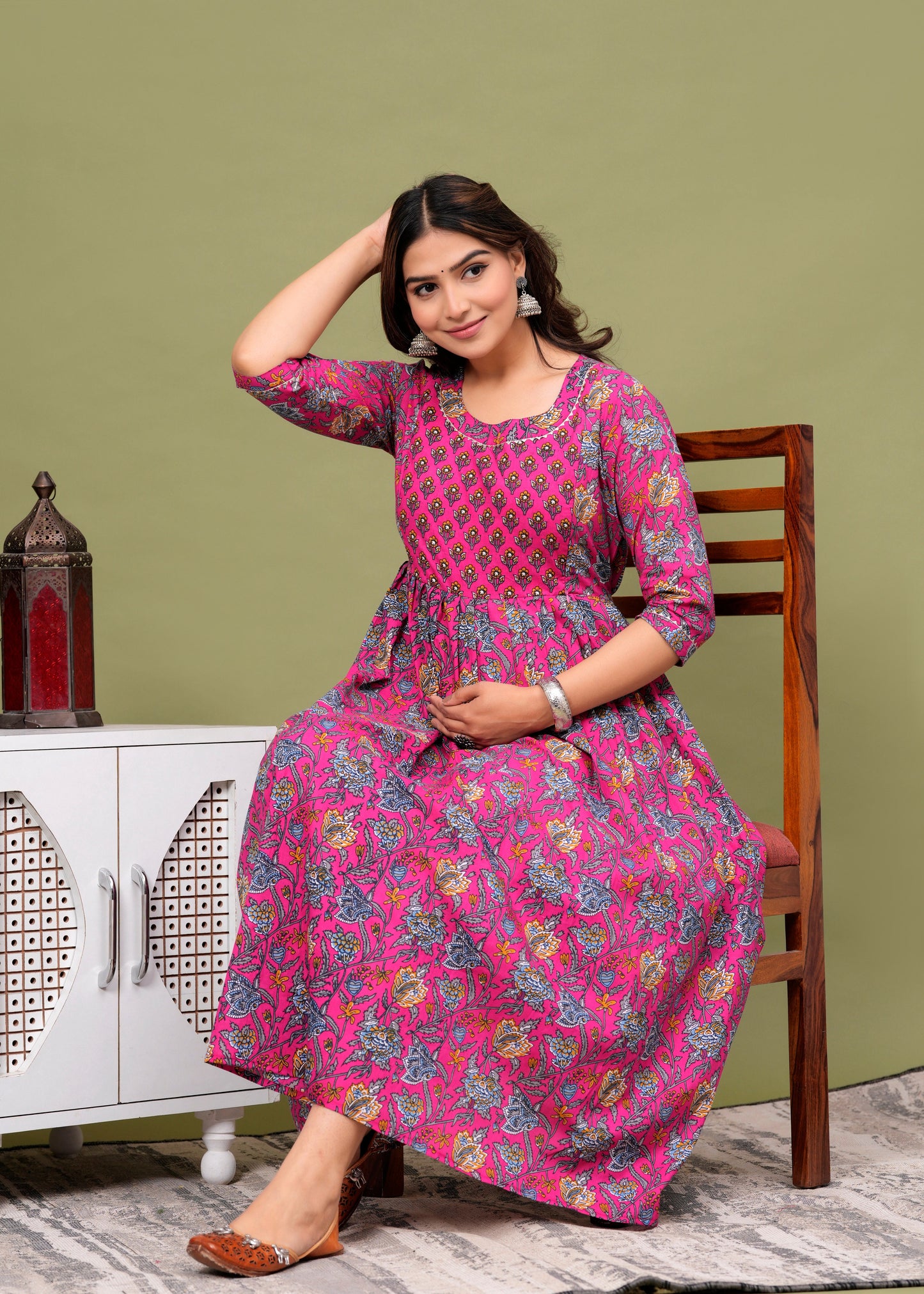 Women's Maternity Kurti for Feeding Zippers, Pre and Post Pregnancy & Nursing Or Mom