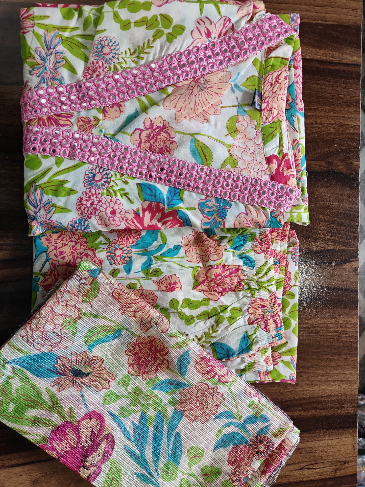 Cotton Suits with Kota Doriya Dupatta Sets