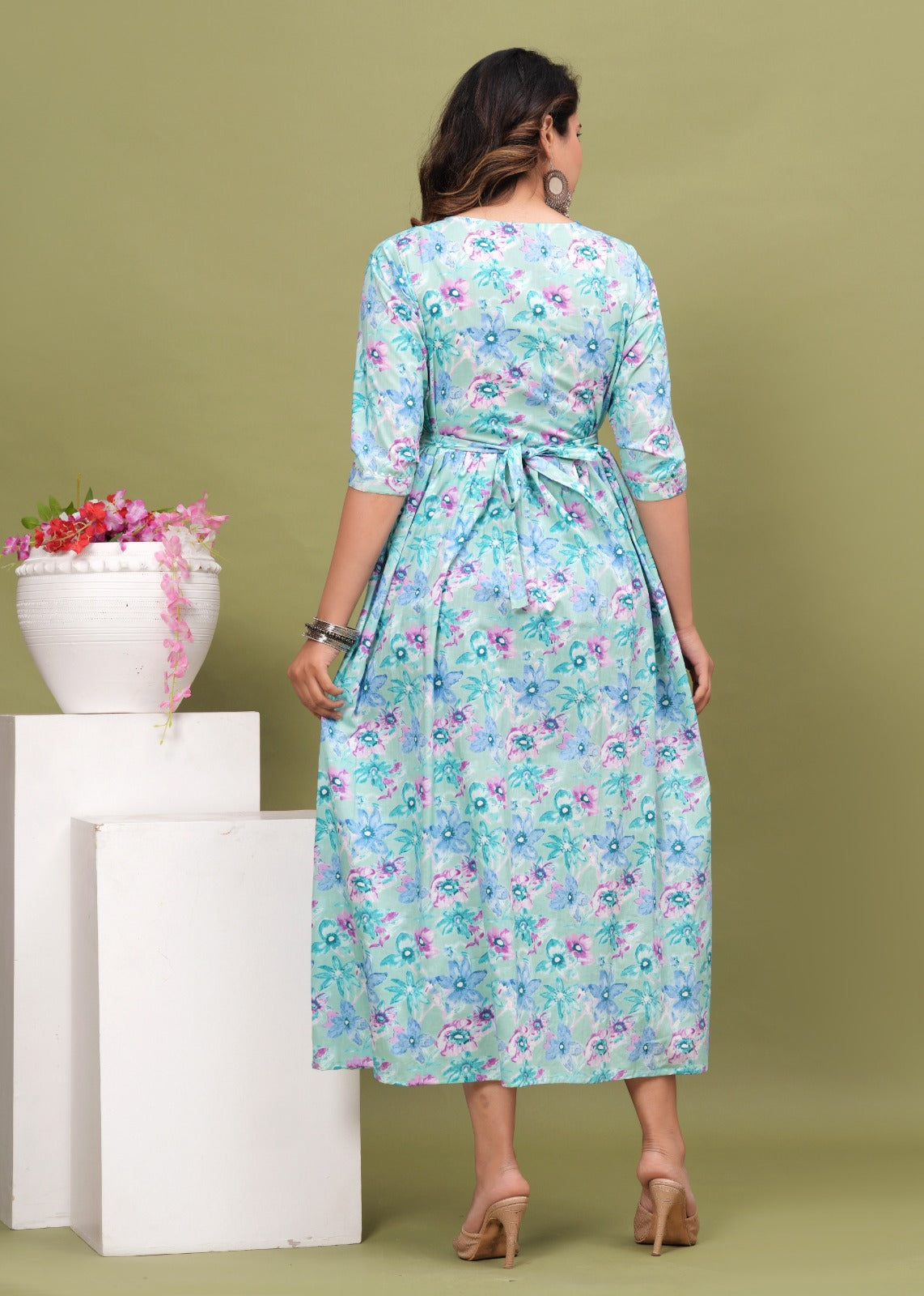 Women's Maternity Kurti for Feeding Zippers, Pre and Post Pregnancy & Nursing Or Mom