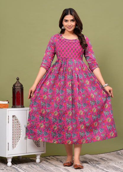 Women's Maternity Kurti for Feeding Zippers, Pre and Post Pregnancy & Nursing Or Mom