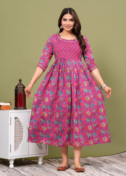 Women's Maternity Kurti for Feeding Zippers, Pre and Post Pregnancy & Nursing Or Mom