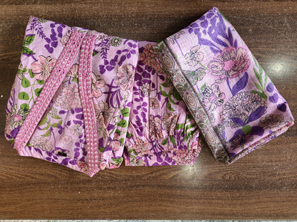 Cotton Suits with Kota Doriya Dupatta Sets