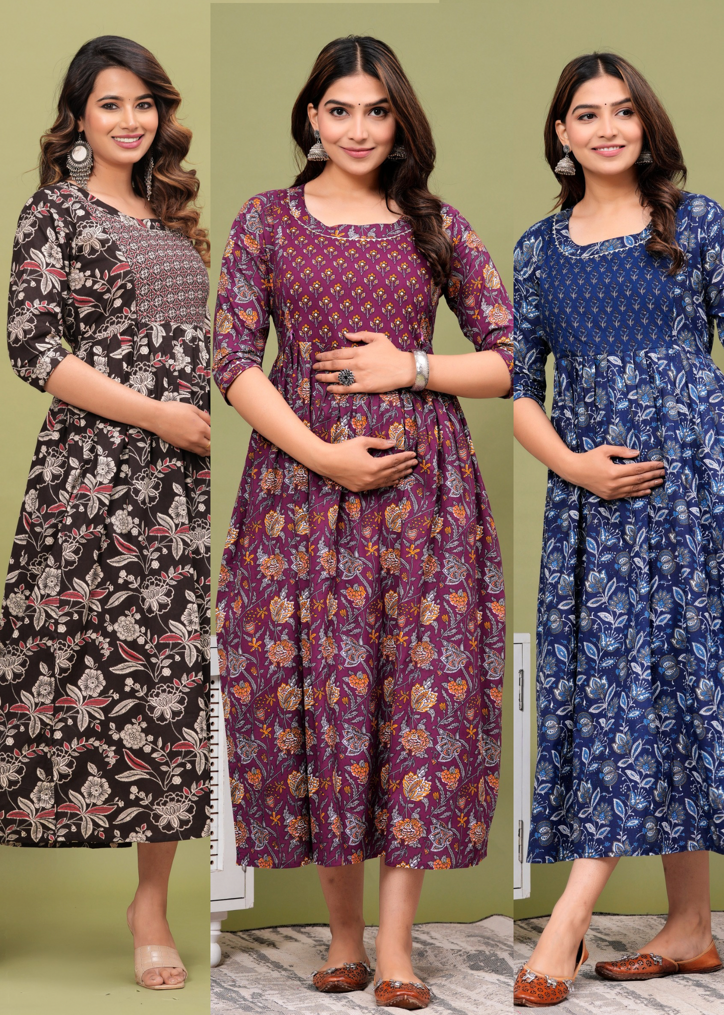 Buy 1 Get 2 Maternity Kurti FREE