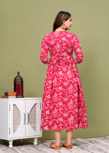 Women's Maternity Kurti for Feeding Zippers, Pre and Post Pregnancy & Nursing Or Mom