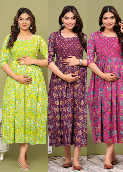 Buy 1 Get 2 Maternity Kurti FREE