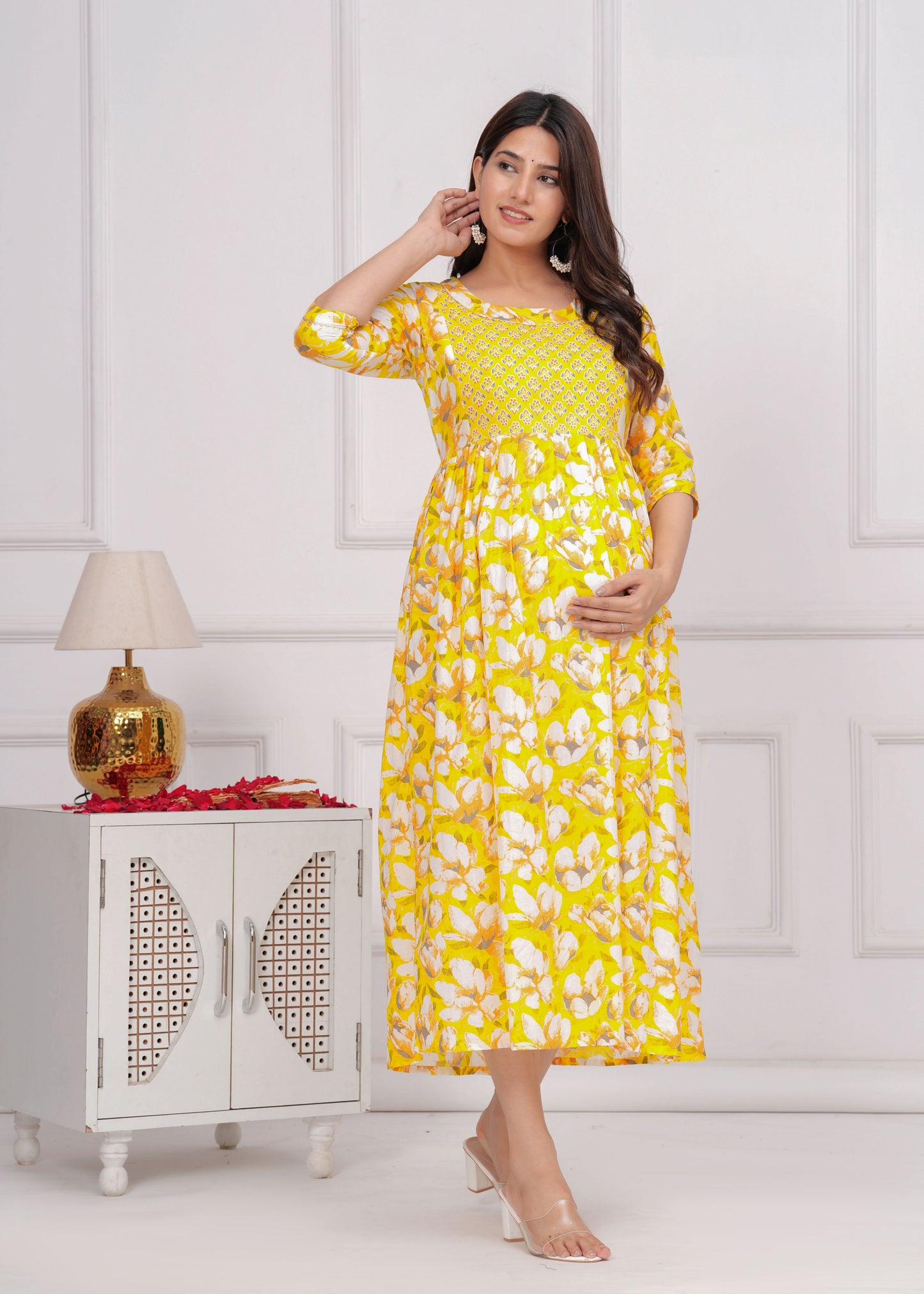 Women's Maternity Kurti for Feeding Zippers, Pre and Post Pregnancy & Nursing Or Mom