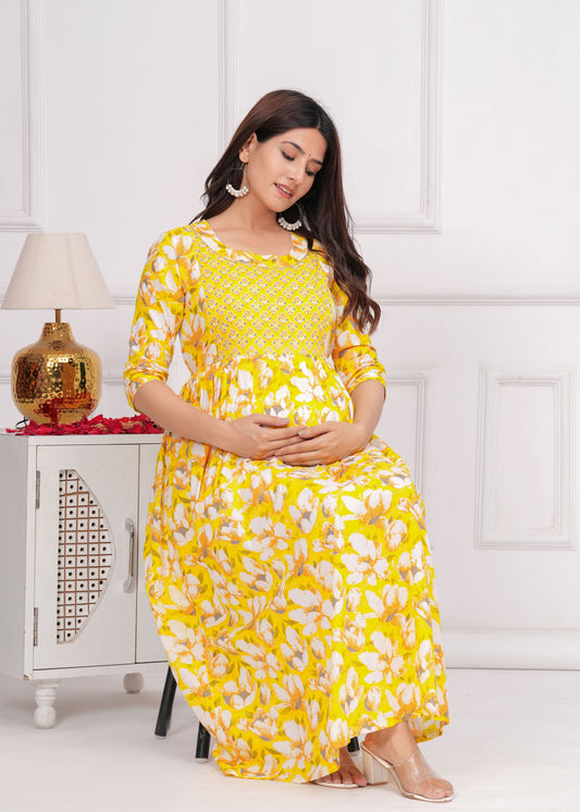 Women's Maternity Kurti for Feeding Zippers, Pre and Post Pregnancy & Nursing Or Mom