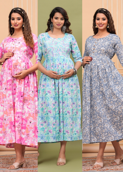 Buy 1 Get 2 Maternity Kurti FREE