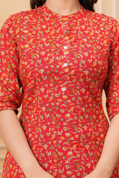 Buy 1 Get 1 Free | Pure Cotton Maternity & Nursing Co-ord Set | Pre & Post Pregnancy Wear