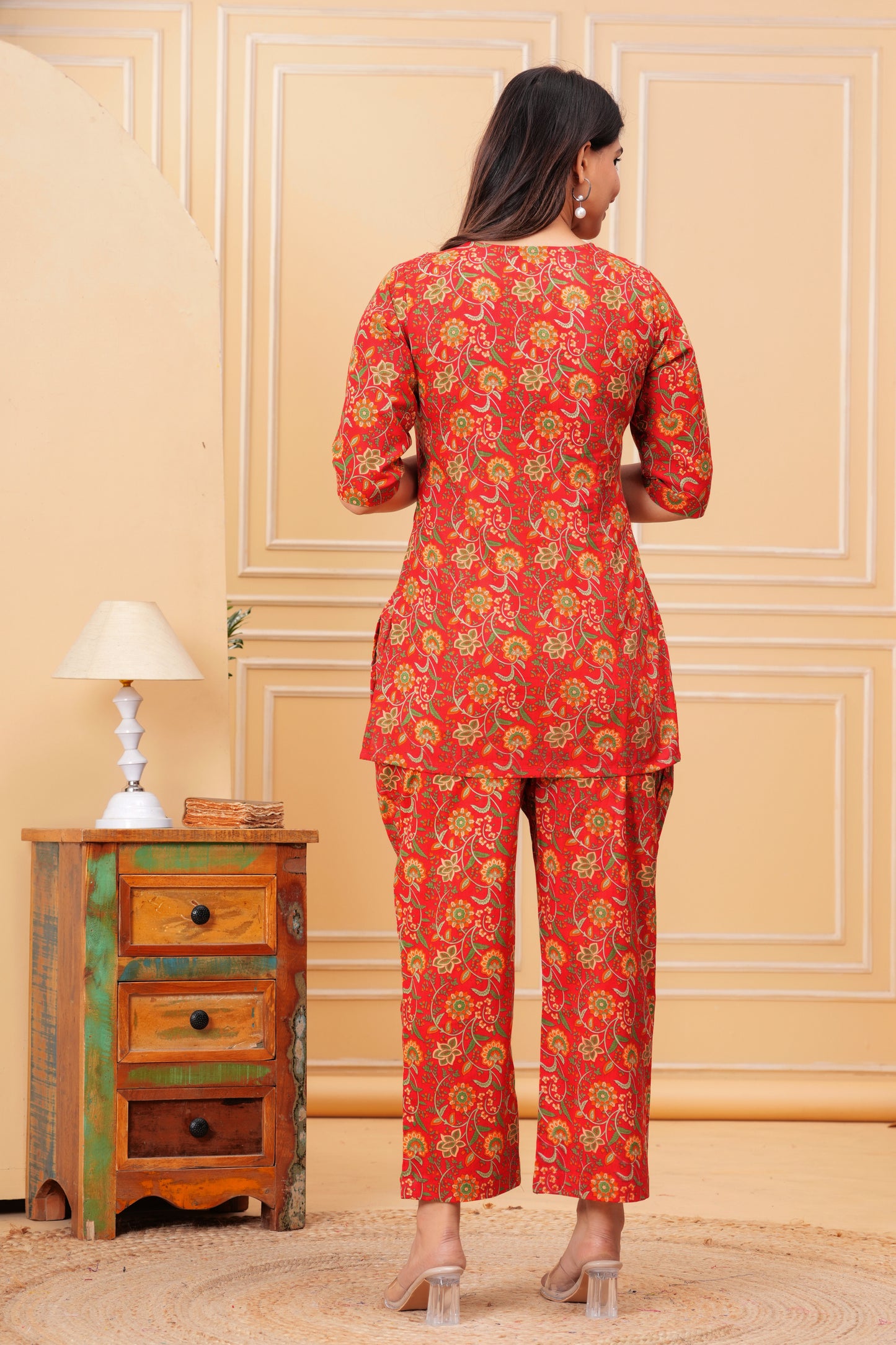 Buy 1 Get 1 Free | Pure Cotton Maternity & Nursing Co-ord Set | Pre & Post Pregnancy Wear