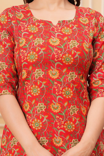 Buy 1 Get 1 Free | Pure Cotton Maternity & Nursing Co-ord Set | Pre & Post Pregnancy Wear